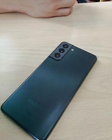 2 el telfonlar: Samsung Galaxy S21, 128 GB, rəng - Boz, Face ID — 1