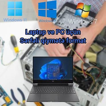 pudra effekti qash: Laptop və PC üçün operativ sistemlərin quraşdırılması və format — 1