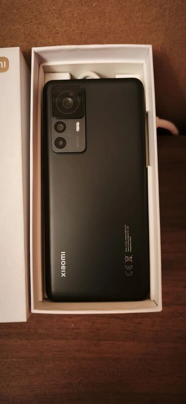 dubai 13 pro max: Xiaomi 12T Pro, 256 GB, rəng - Qara, 
 Barmaq izi — 6