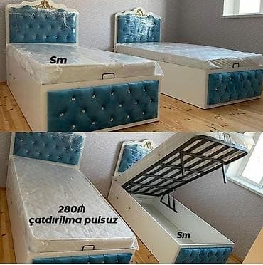 Yeni, Təknəfərlik çarpayı, Bazalı, Matras ilə, Siyirməsiz, Azərbaycan