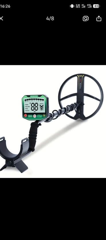 ŞOK ENDİRİM OLDU Metaldetektor – geniş axtarış lövhəli, rəqəmsal