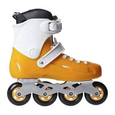 uşaqlar üçün tekerli krosovkalar: İnline konki – L.A. Sports - Rəng: narıncı-ağ korpus, qara daxili — 3