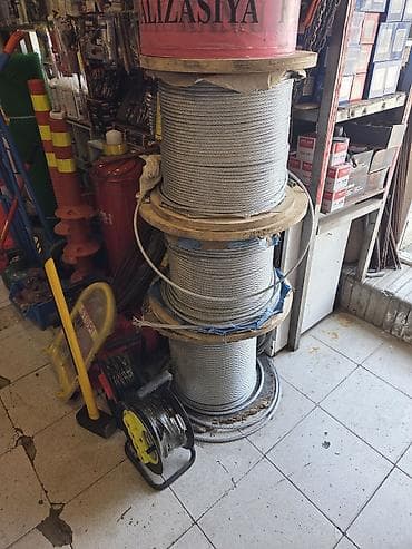 Polad tros (polad kanat) – bobinlərlə her olcu var - Material: yüksək