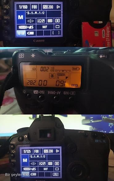 Fotokameralar: Canon EOS 5D Mark II gövdə - Tam kadr (Full Frame) 21.1 MP CMOS — 3