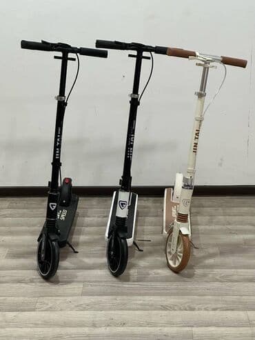 uşaqlar üçün tekerli krosovkalar: İki təkərli skuter rezin təkərli Modelin xüsusiyyətləri: - kompakt — 1