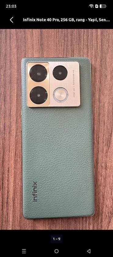 irşad infinix note 30 pro: Infinix Note 40 Pro, 256 GB, rəng - Yaşıl — 4