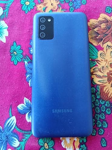 samsung flip 3: Samsung Galaxy A03s, 64 GB, rəng - Mavi, Barmaq izi — 2