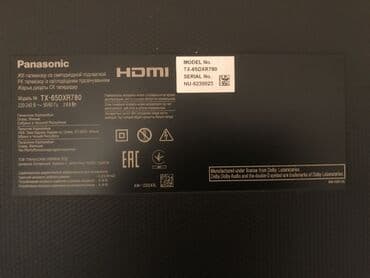 plazma smart tv: Panasonic Smart TV – iri diaqonallı, nazik çərçivəli divara montaj — 14