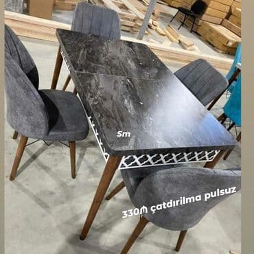 sulutepe kiraye heyet evleri 2022: 🇹🇷Türk istehsalı Möhtəşəm ✨✨ Kuxna üçün stol stul dəsti 4 stul 1 — 4