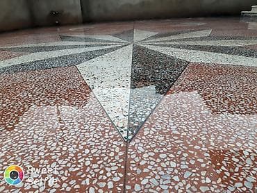 plastik qapi gence: Teras, həyət və pilləkənlər üçün mozaik-beton döşəmə işləri. - — 1