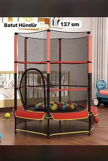 Uşaq batutu 137 sm (mühafizə toru ilə) ✅ Batut ideal vəziyyətdədir lalafo.az -da Uşaq batutu 137 sm (mühafizə toru ilə) ✅ Batut ideal vəziyyətdədir
