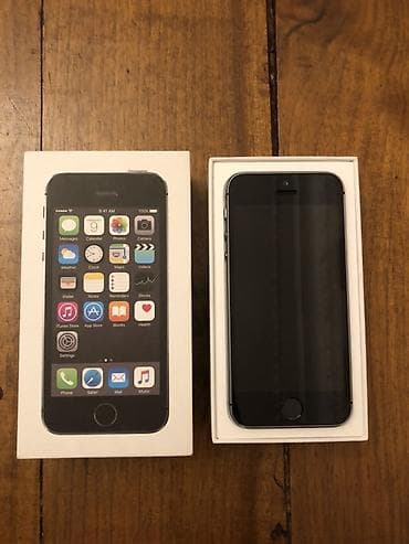 IPhone 5s, 16 GB, Space Gray, Barmaq izi — 1