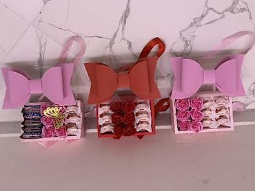 ayicik sekilleri: Hədiyyə qutusu, rəng - Çəhrayı — 3