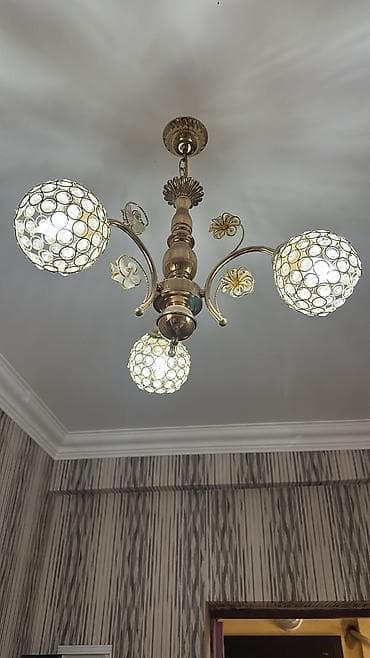 Çılçıraq, 3 lampa, Metal