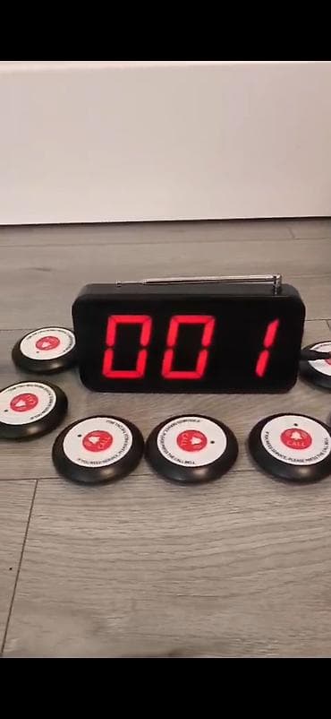 telebe cantalari: Restoran/kafe üçün simsiz “call bell” sistemi Məhsulun tərkibi: - LED — 1