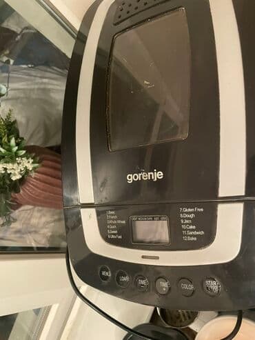 fre aparatı: İşlənmiş Çörəkbişirən, Gorenje, Çörəyin çəkisi - 1 - 1.5 kq — 1