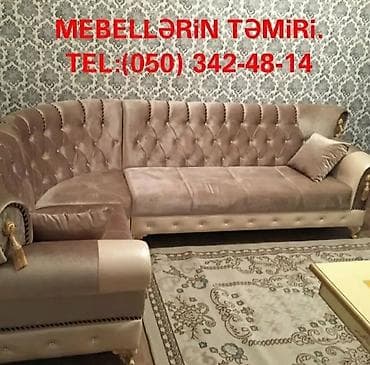 Mebellərin yüksək keyfiyyətdə təmiri. Divan kreslo stul və s. Əgər