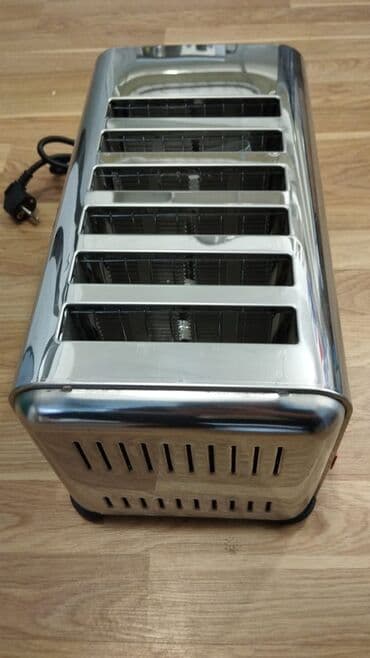 işlənmiş dönər aparatı: Toster professional toster toster i̇zqara 6 çörəkli çörək qızardan — 2