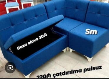 daroska qiymeti: Künc divan, Yeni, Açılmayan, Bazasız, Parça, Şəhərdaxili pulsuz çatdırılma — 1