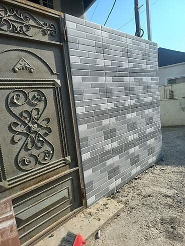qapi ustasi baki: Fasad üçün keramika plitə işləri - Xarici divarlar və darvaza yanları — 4
