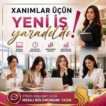 malyar isi: Marketoloq tələb olunur, 46 yaşdan yuxarı, Təcrübəsiz — 1