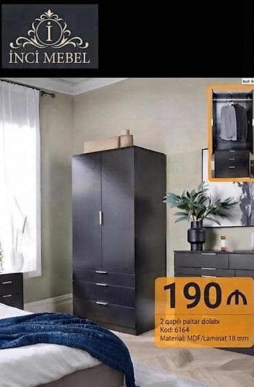 Yeni, 2 qapılı, Siyirməli, Qara, Açılan, Düz dolab lalafo.az -da Yeni, 2 qapılı, Siyirməli, Qara, Açılan, Düz dolab