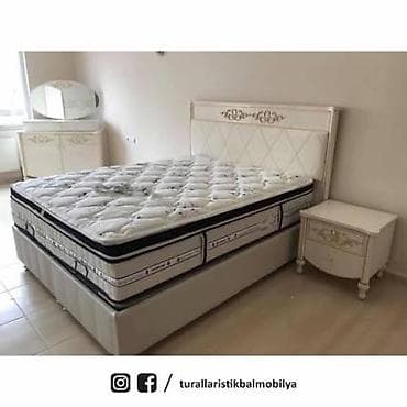 yatağ: Klassik üslubda yataq otağı dəsti Tərkibi: - 2 nəfərlik çarpayı – — 3