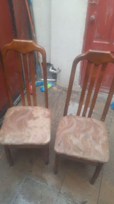 Mətbəx üçün, Qatlanmayan, Stul