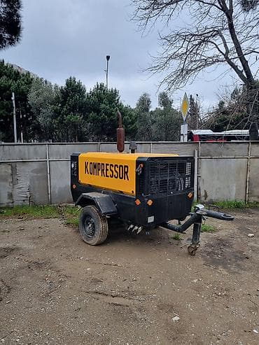 kompressor satilir: Yedəkli dizel hava kompressoru - Tikinti meydançaları və yol işləri — 5