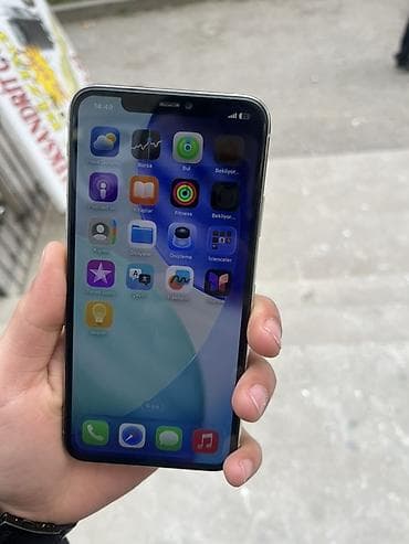 a03 ikinci el: IPhone 11 Pro Max, 64 GB, Ağ, Simsiz şarj, Zəmanət, Face ID — 5
