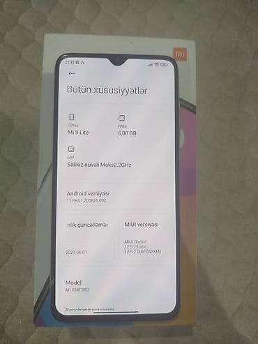 i̇nfinix note 30: Xiaomi Mi 9 Lite, 64 GB, rəng - Ağ — 2