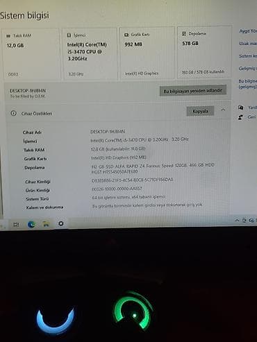 kamera wi fi: Masaüstü kompüter – tam set Xüsusiyyətlər: - Prosessor: Intel Core — 2