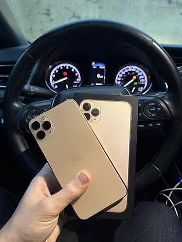 Мобильные телефоны и аксессуары: IPhone 11 Pro Max, 64 ГБ, Золотой — 1