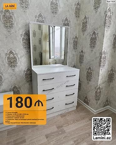 Termolar: LA MİNİ – Termo Güzgülü Komod - Model kodu: 11625 - Ölçülər: Güzgü — 1