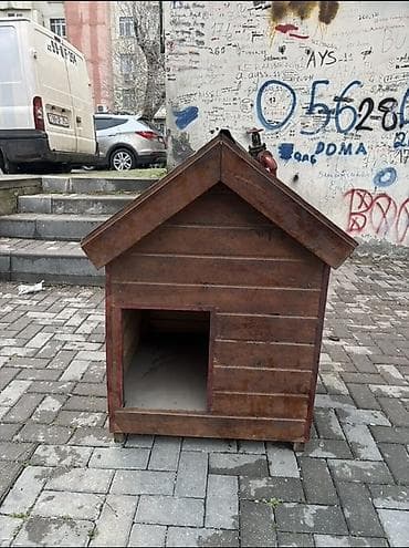 korum: Taxta it evi / bala daxması - Material: qalın taxta lövhələr, daxili — 5