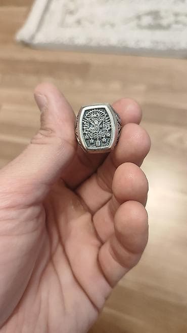 Osmanlı aramli gümüş üzük. Maraz ali üzüyü