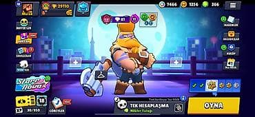 Brawl Stars oyun hesabı

- Kupa sayı: 29,110 +356 elmas — 1