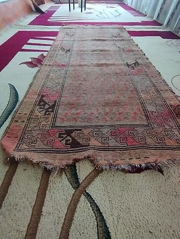 bakida ikinci el ev eşyaları: Xalça (uzun yolluq) - Naxış: Qədim Qafqaz/şərq motivli həndəsi — 4