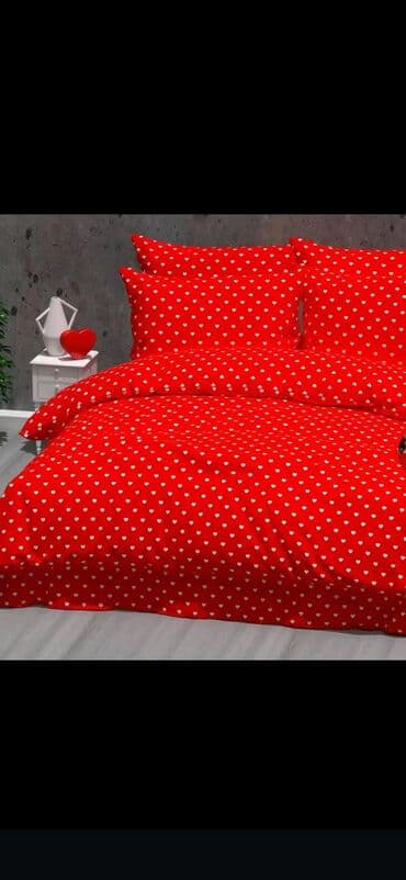 qara ürək şəkilləri: Məhsul: Yataq dəsti Təsvir: - Dəst müxtəlif dizaynlarda təqdim — 4