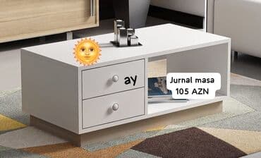 Jurnal masası, Yeni, Açılmayan, Dördbucaq masa