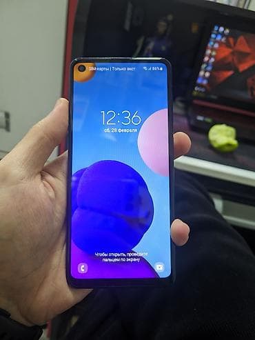 Компьютеры, ноутбуки и планшеты: Samsung Galaxy A21S, 64 ГБ, цвет - Синий — 1