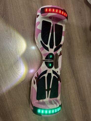 электро велосипеды: Hoverboard / Giroskuter – çəhrayı-kamuflyaj dizayn - Korpus — 1