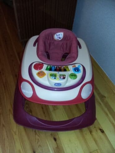 əsalar: Chicco uşaq gəzdirəni (yorğac). Rəng: bordo/qırmızı- krem. Yumşaq — 4