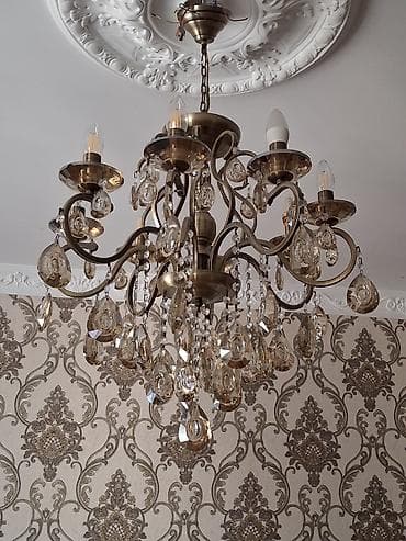 Çılçıraq, 8 lampa, Metal