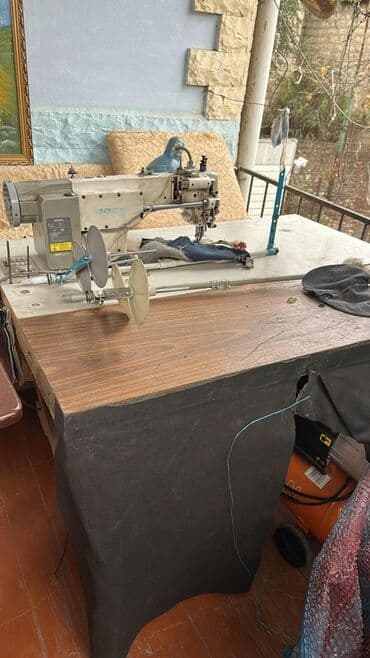 Daewoo: Sənaye tikiş maşını – stol və pedallı komplekt - Model: Jock A5 — 4