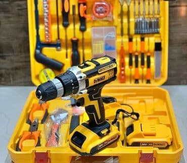 zaryatqa direl: Yeni Zərbəli drel Akkumulatorlu, Pulsuz çatdırılma — 1