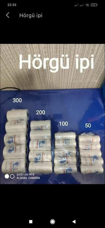 turk tekstil sederek: Hörgü ipi topdan satış — 1