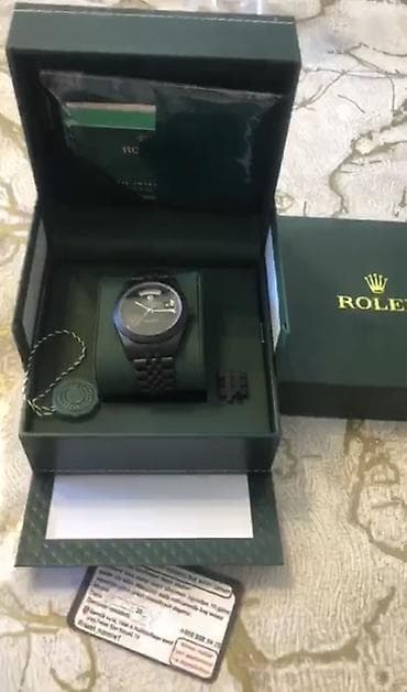 Rolex Oyster Perpetual Day-Date (qara) Ə - Korpus və qolbaq: qara — 1
