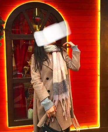 kəsilmiş əl şəkilləri: Palto soft Pink bədəndə görünüşü əladır mənə balaca olur deyə satıram — 1