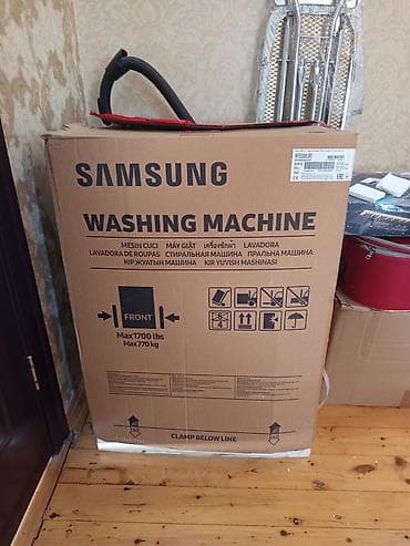 paltaryuyan 2 ci əl: Samsung paltaryuyan maşın – 6.0 kq - Ön yükləməli, digital ekranlı — 1